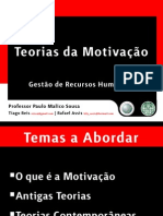 Teorias Da Motivação - Power Point