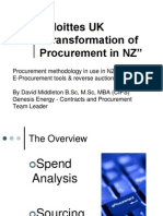 Transformation of Procurement - by Deloittes UK