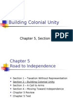 Building Colonial Unity: Chapter 5, Section 2