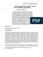 Capital Structure Determinants of Non-Bank Financial Institutions (Nbfis) in Bangladesh