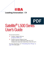 Satellite L500 Series User's Guide: GMAD0020101 2 0 6/09