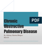 Chronic Obstructive Pulmonary Disease: by Abhinay Sharma Bhugoo Ml-610