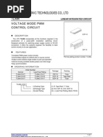 Unisonic Technologies Co., LTD: Voltage Mode PWM Control Circuit