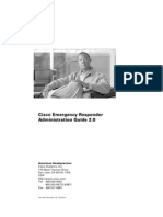 Cisco Emergency Responder Administration Guide 2.0: Americas Headquarters