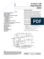 32-Channel, 14-Bit Voltage-Output DAC AD5532: Features General Description