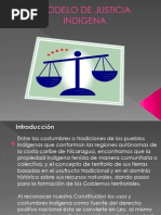 Modelo de Justicia Indigena