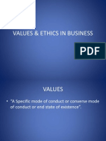 2 Values & Ethics in Business