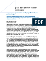 Pomadas para Pele Podem Causar Alergias em Crianças - Remédios - Toxinas - Curas Naturais