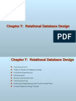 Relational Database Design