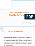 Estadistica Descriptiva - Medidas de Variabilidad