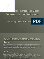 Materiales Ferrosos y No Ferrosos en El Vehiculo