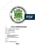 Etica Empresarial