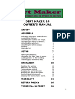 Dirt Maker 14 Manual