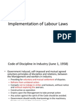 Implementation of Labour Law and Collective Bargaining