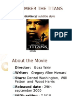 Remember The Titans: Click To Edit Master Subtitle Style