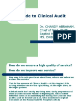 Guide To Clinical Audit