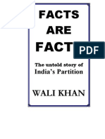 Facts Are Facts - Untold Story of India Partition by Wali Khan PDF