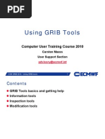 Grib Tools Manual