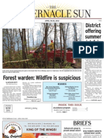 District Offering Summer Job Fair: Forest Warden: Wildfire Is Suspicious