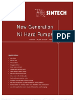 New Generation Ni Hard Pumps