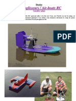 Modélisme - Hydroglisseur RC Dossier - 3 Plans - Air Boat - Modelisme in Voiture, Avion, Bateau, Vapeur)