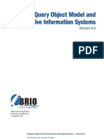 BrioQuery Object Model and Executive Information Systems