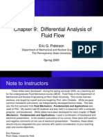 Differential Analysis of Fluid Flow