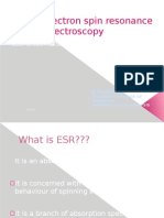 Electron Spin Resonance Spectros