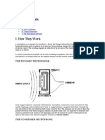 Microphones: I. How They Work