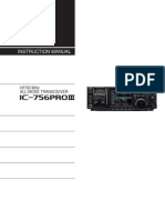 Instruction Manual: Hf/50 MHZ All Mode Transceiver