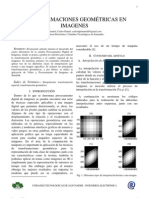 Artículo - Transformaciones Geométricas en Imagenes