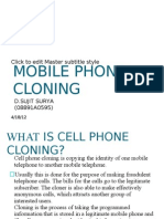 Mobile Phone Cloning: Click To Edit Master Subtitle Style