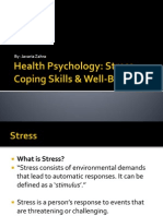 Health Psychology Stress, Coping Skills & Well-Being