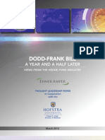 Dodd-Frank Bill: A Year and A Half Later