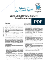 Stock Card Drug Management