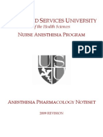 USUHS Anesthesia Pharmacology Noteset