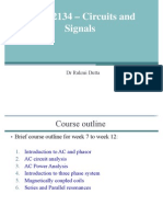 Topic 1 Sinusoids and Phasors - Week 7