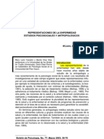 1 Representaciones de La Enfermedad Estudios Psicosociales MAL de OJO