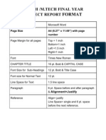 FORMAT Project Report