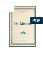 Annie Besant - Os Mestres (Rev)