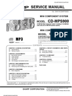 Sharp CD-mps900 CD-mps99 (ET)