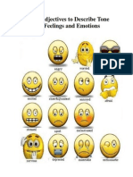 Tone and Feelings and Emotion Adjectives - 1st Pre Intermediate