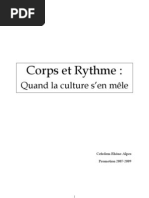 Mémoire Corps Et Rythme-Culture