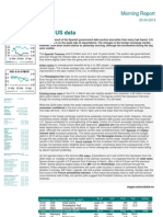 Weak US Data: Morning Report