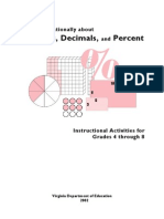 Think Rationally Fractions Dec PRCNT