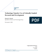 Technology Transfer: Use of Federally Funded Research and Development