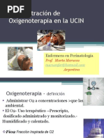 Administración de Oxigenoterapia en La UCIN