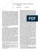 Integrated Vision/Inertial Navigation System Design Using Nonlinear Filtering