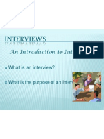 Interviews