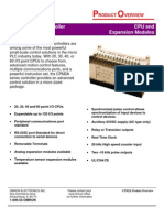 CPM2A Micro Controller CPU and Expansion Modules: Roduct Verview